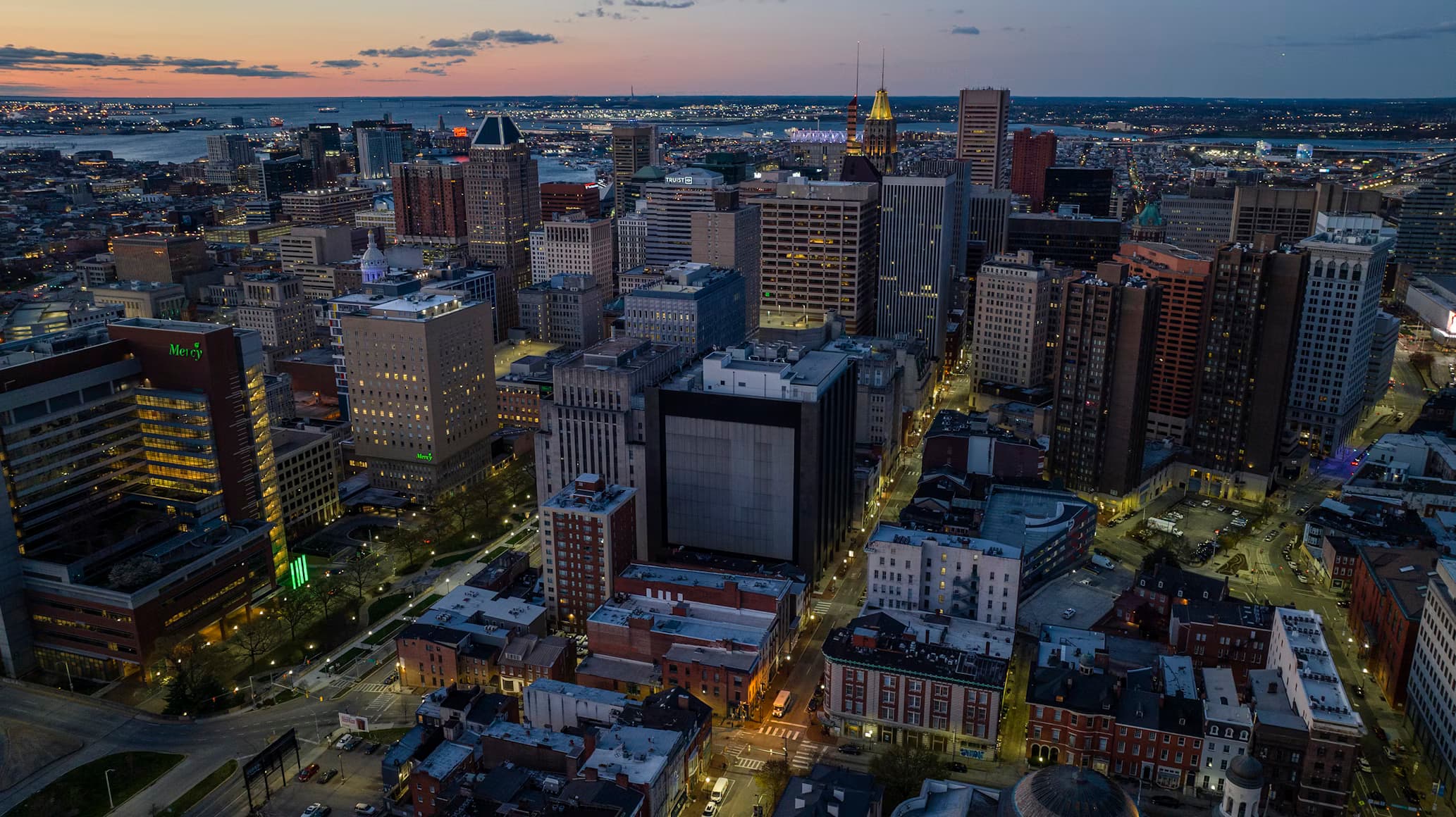 Baltimore city skyline